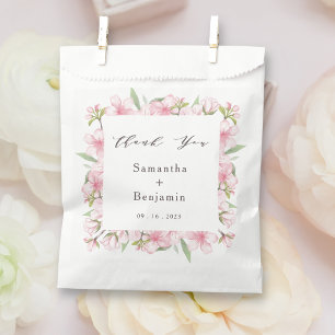 Elegante Blumenhochzeit Geschenktütchen