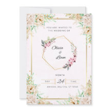 Elegante Blumenhochzeit | Personalisierbar