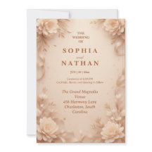 Elegante Blumenhochzeit | Personalisierbar