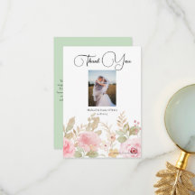 Elegante Blumenhochzeit Personalisiert