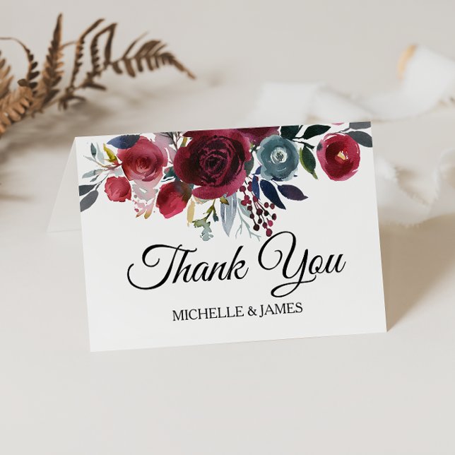 Elegante Blumenkarte und Tropenkarte Dankeskarte (Von Creator hochgeladen)