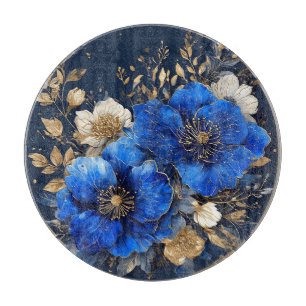 Elegante Blumenkunst Schneidebrett