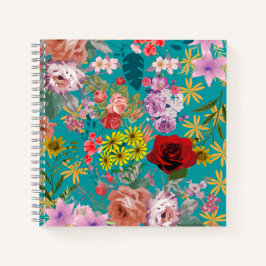 Elegante Blumenpraxis Notizbuch