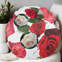 Elegante, blumenschick-rote, cremefarbene, rosa Ro