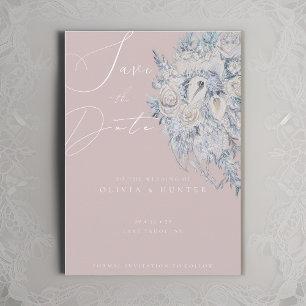 Elegante Blumenstrauß-Hochzeit-Sparen Sie das Datu