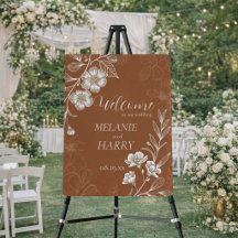 Elegante Blumenterracotta Einfache Hochzeit Willko