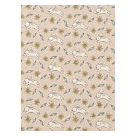 Elegante Blumentischdecke häschen-Muster-Ostern | Tischdecke