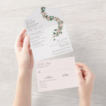 Elegante Blush Floral Wedding