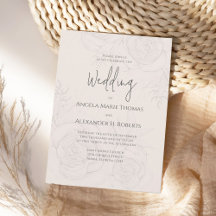 Elegante Blush Floral Wedding