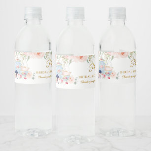 Elegante Blush Florale High Tea Party Brautjungfer