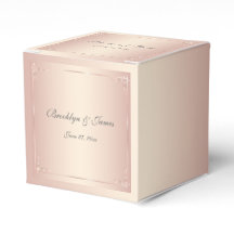 Elegante Blush-Gastgeschenk Hochzeit