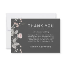 Elegante Blush Pink & Dark Gray Blues Hochzeit