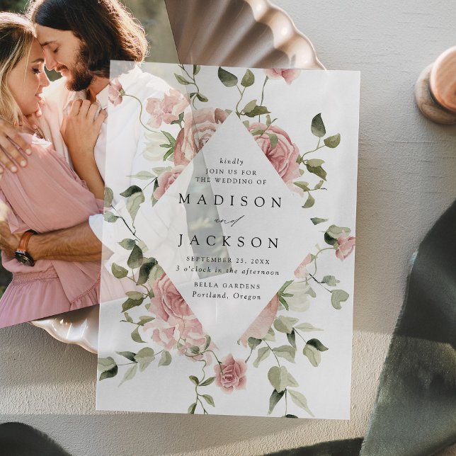 Elegante Blush Rose und Grüne Hochzeit (Von Creator hochgeladen)