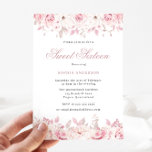 Elegante Blush Wasserfarben Rose Blau Süß 16 Einladung<br><div class="desc">Elegante Blush Wasserfarbe Blumengebäck Rose Sweet 16 Einladung In unserem Shop finden Sie viele weitere Einladungen zum Hochzeitsfeiern und passende Artikel.</div>