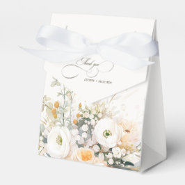 Elegante Blütenhochzeit Geschenkschachtel