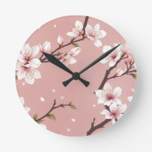 Elegante Blütenuhr