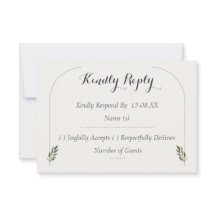 Elegante Bogen Botanische Grünpflanzen Hochzeit RS