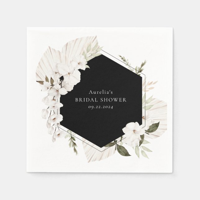 Elegante Bohemische Napkins Serviette (Vorderseite)