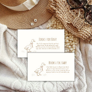 Elegante Boho-Album für Baby-Party Begleitkarte