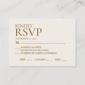 Elegante Boho-Pampasgras-Gold-Hochzeits-RSVP-Karte Begleitkarte