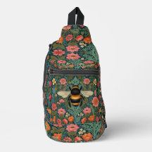 Elegante Boho-Retro-Hummel-Frühlingsblumen