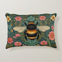 Elegante Boho-Retro-Hummel-Frühlingsblumen