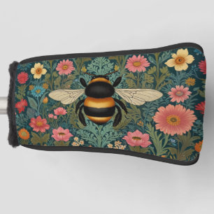Elegante Boho-Retro-Hummel-Frühlingsblumen Golf Headcover