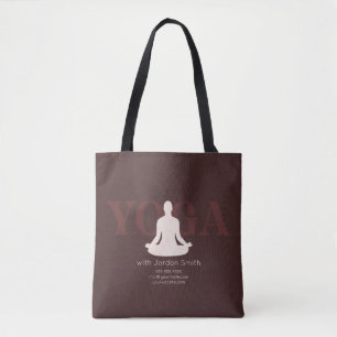 Elegante Boho-Yoga-Inder/-in Werbeartikel Tasche