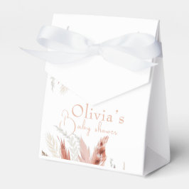 Elegante BohoPampas-Gras-Babydusche Geschenkschachtel