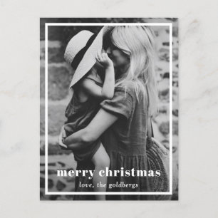 Elegante Border-Foto Moderne Weihnachten