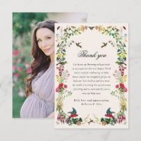 Elegante botanische Blumen-Foto-Baby-Party