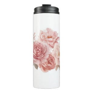 Elegante botanische Duftkerze Thermosbecher
