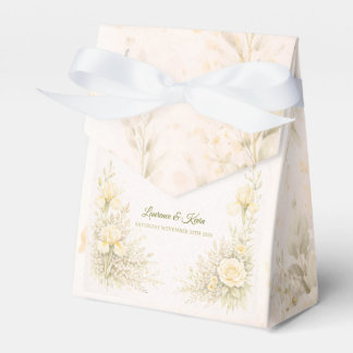 Elegante botanische Hochzeit Geschenkschachtel