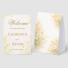 Elegante botanische Hochzeit Tischaufsteller