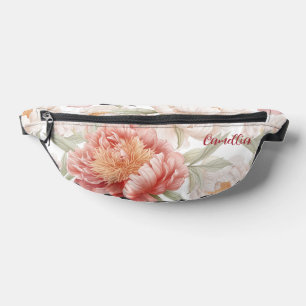 Elegante Botanische Kamelien Bauchtasche