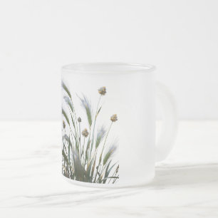 "Elegante botanische Milchglas-Tasse" Mattglastasse