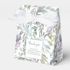 Elegante Botanische Wasserfarbenspülung Geschenkschachtel