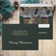 Elegante Botticelli Christlicher Weihnachtsfeierta