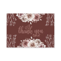 Elégante Bourgogne Agate Foil Invitation Carte pos