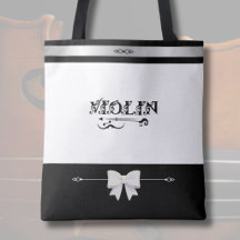 Élégante Boutique de Violoniste Noir Blanc Sac de 