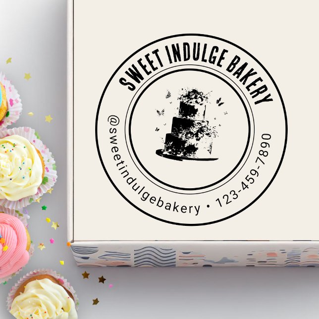 Elegante Brasserei mit benutzerdefinierten Logos Gummistempel (Von Creator hochgeladen)