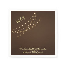 Elegante braune und goldene Lichterkette lustige H