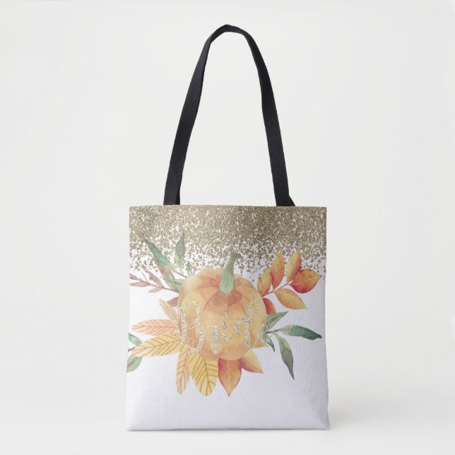 Elegante Braut Chic, Kürbis Tasche (Vorderseite)