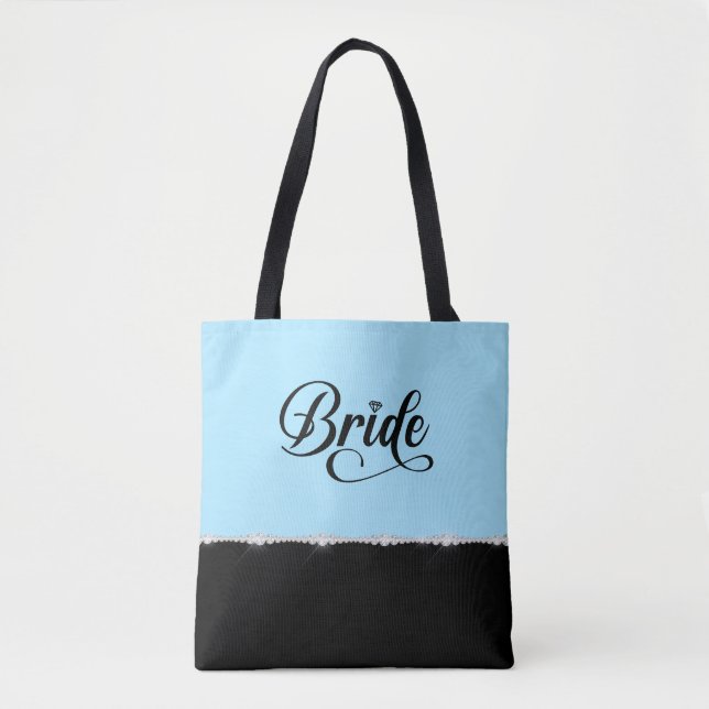 Elegante Braut-Taschentüte Tasche (Vorderseite)