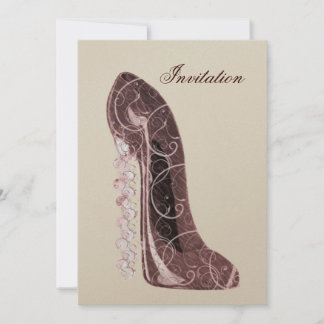 Elegante Brautdusche Einladung