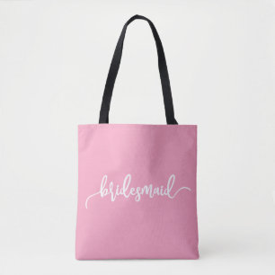 Elegante Brautjungfer-Hochzeit Kalligrafie   Trage Tasche