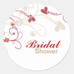 Elegante Brautparty Stickers