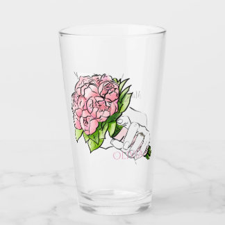 Elegante Brautschuhe Modeillustration Glas