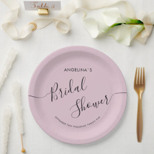 Elegante Bride-Duschpapier-Teller Pappteller