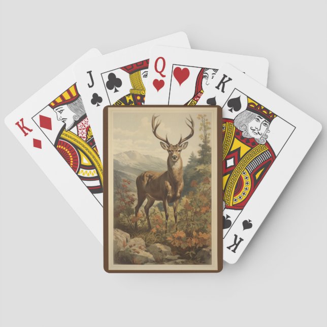 Elegante Buck Classic Spielkarten (Rückseite)
